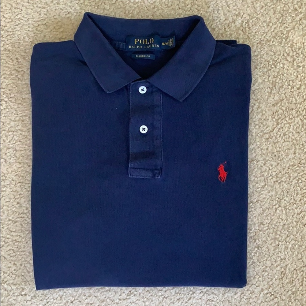 Classic Fit Mesh Polo Shirt